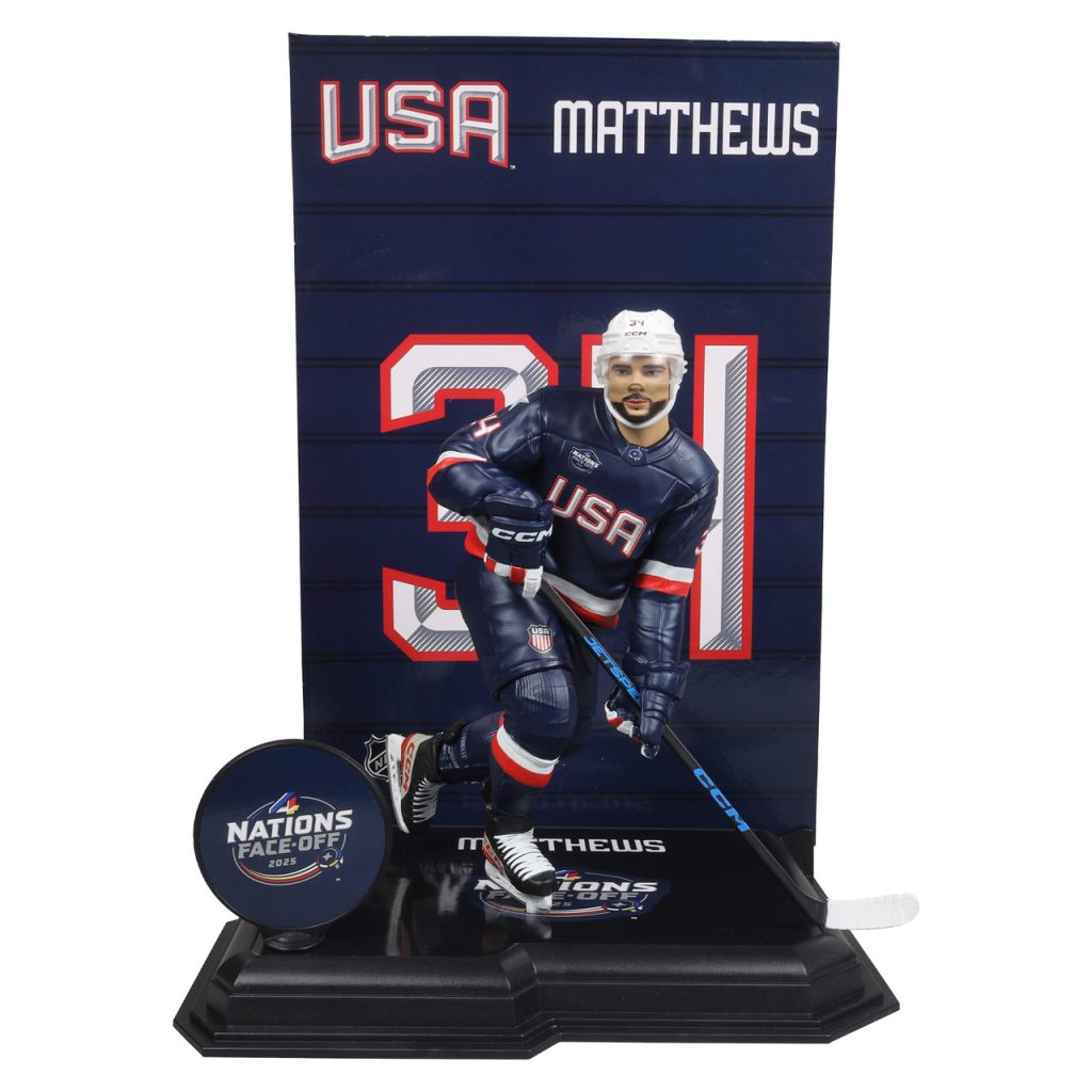Auston Matthews (Team USA) 4 Nations NHL 7&Prime; Figure McFarlane&rsquo;s SportsPicks