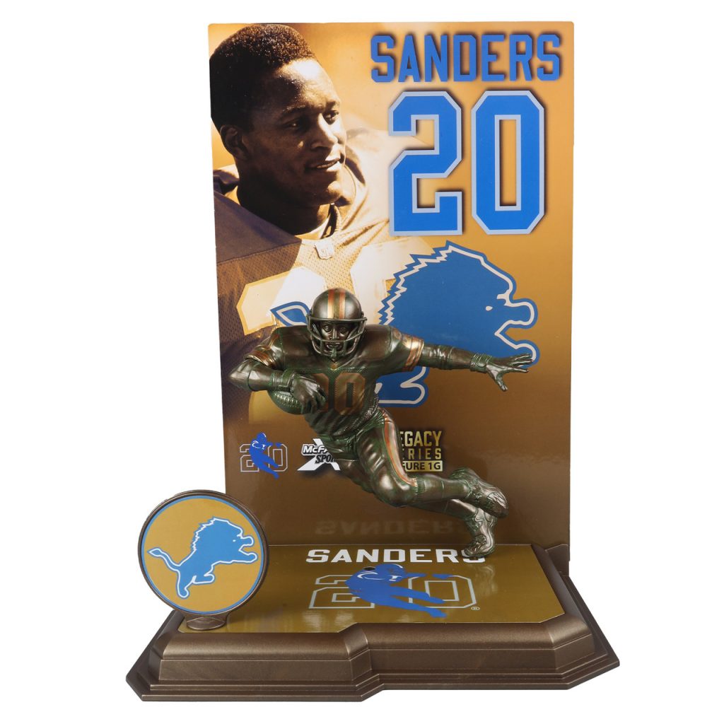 Barry Sanders Bronze (Detroit Lions) Gold Label NFL 7&Prime; Figure McFarlane&rsquo;s SportsPicks