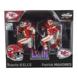 Travis Kelce and Patrick Mahomes Super Bowl LVIII (Kansas City Chiefs) NFL 2-Pack 7" Figures McFarlane's SportsPicks