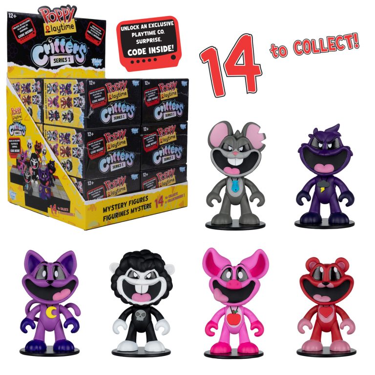 Poppy Playtime 2.5in Critter Mini Figure Blind Box (Series 1)  CDU (12) Mini Figures