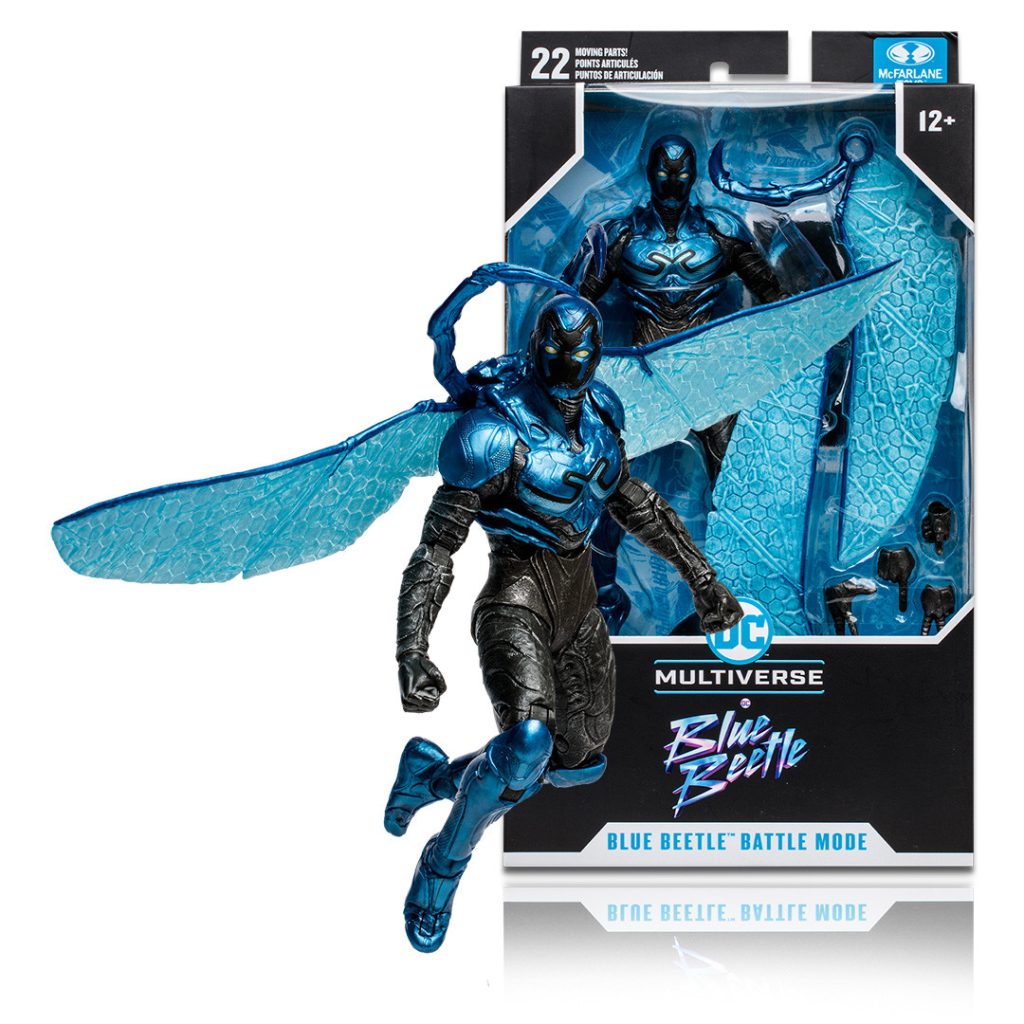 Blue Beetle in Battle Mode (Blue Beetle Movie) 7&Prime; Figure