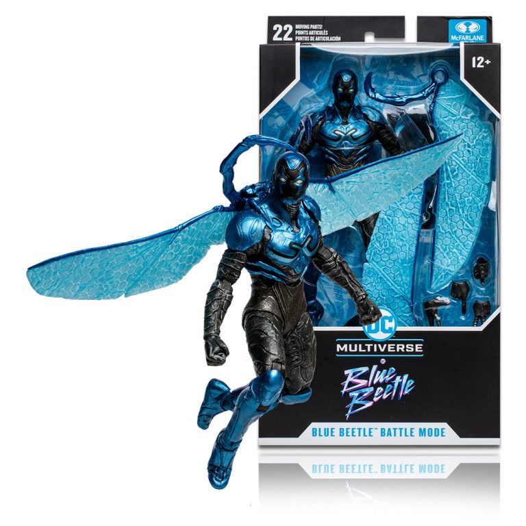 Blue Beetle in Battle Mode (Blue Beetle Movie) 7&Prime; Figure