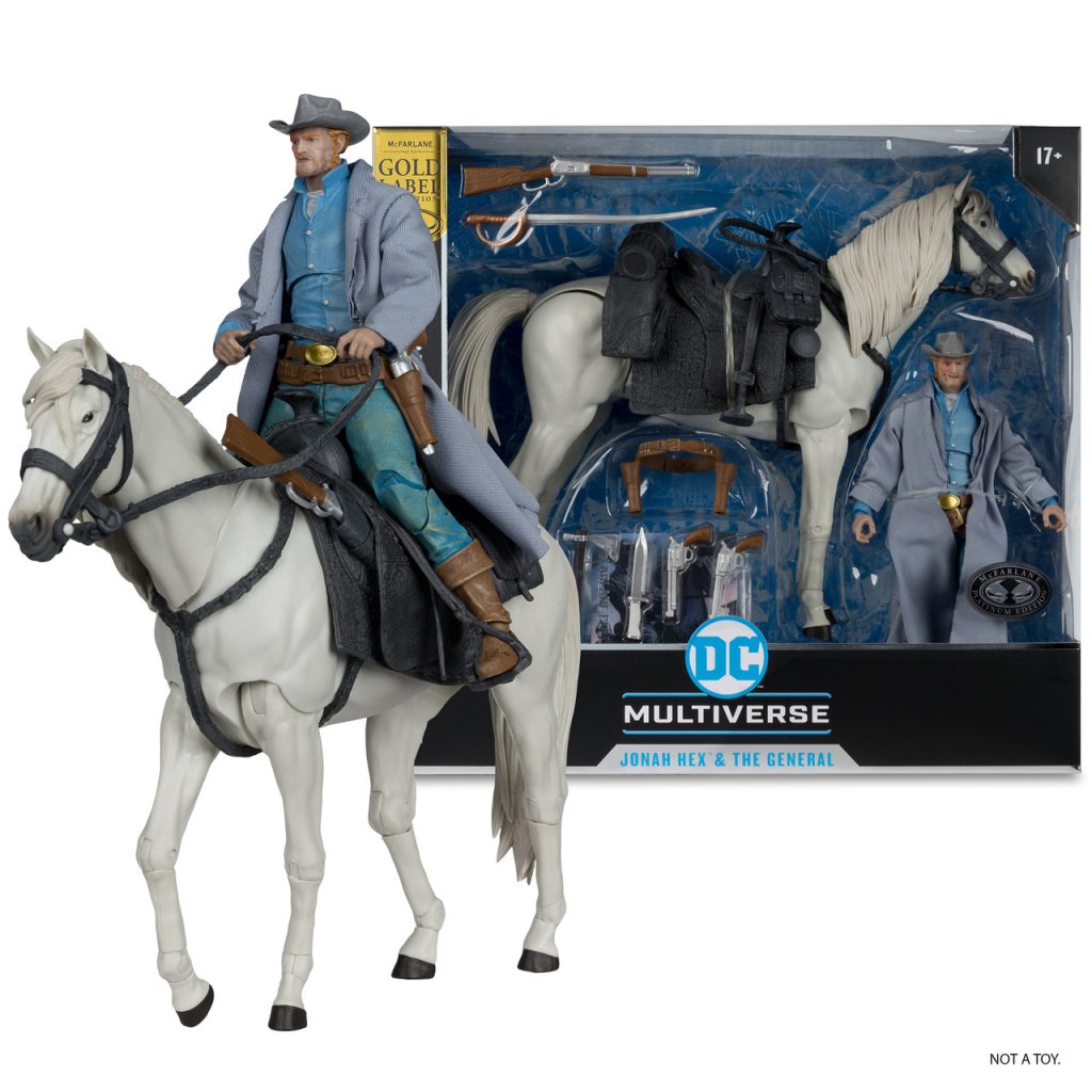 Jonah Hex & The General (All-Star Western) MTS Exclusive Gold Label PLATINUM 2-Pack 7&Prime; Figure