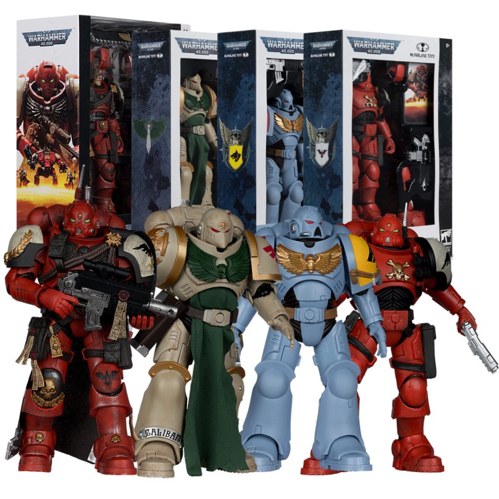 Warhammer 40000 Wave 12 Bundle (4) Set 7 Figures w/Elite Edition