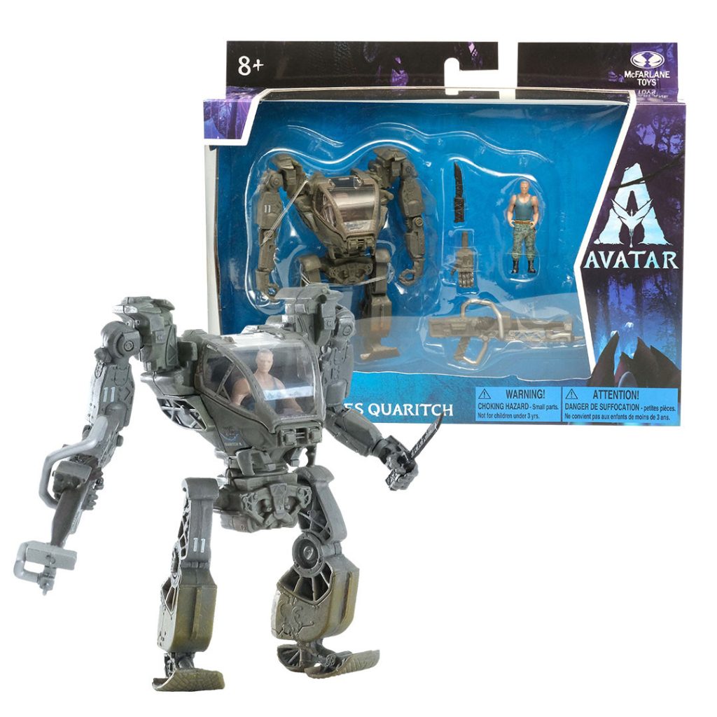 Amp Suit & Colonel Miles Quaritch (Avatar Movie) World of Pandora Figures