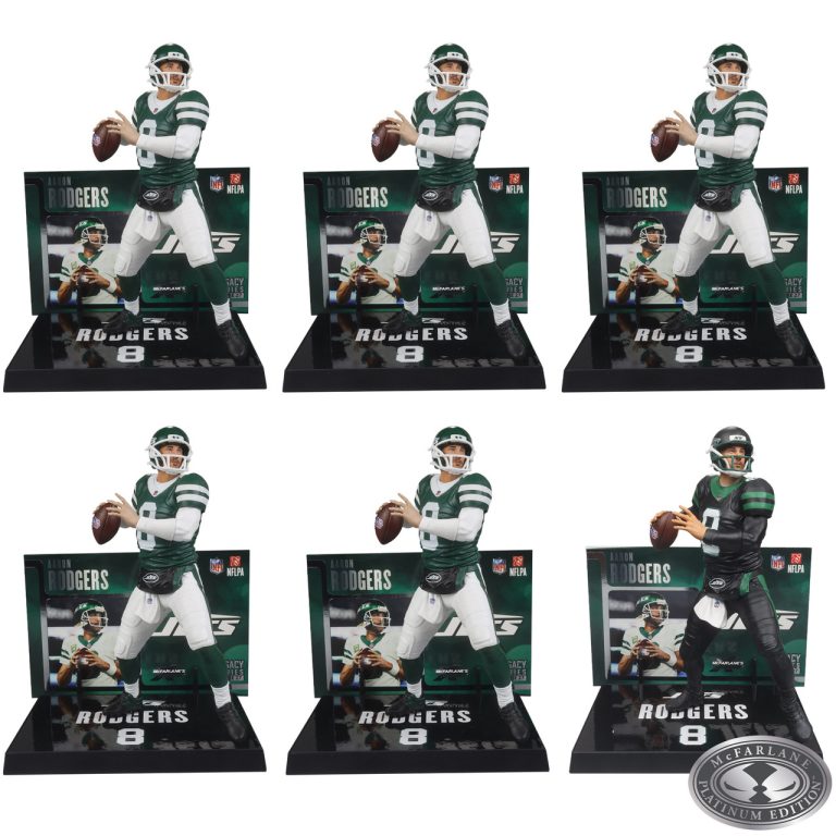 Aaron Rodgers (New York Jets) NFL Factory Sealed Case (6) w/CHASE