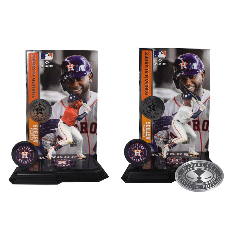 Yordan Alvarez (Houston Astros) MLB Bundle (2) Regular and Platinum CHASE 7" Figures McFarlane's SportsPicks