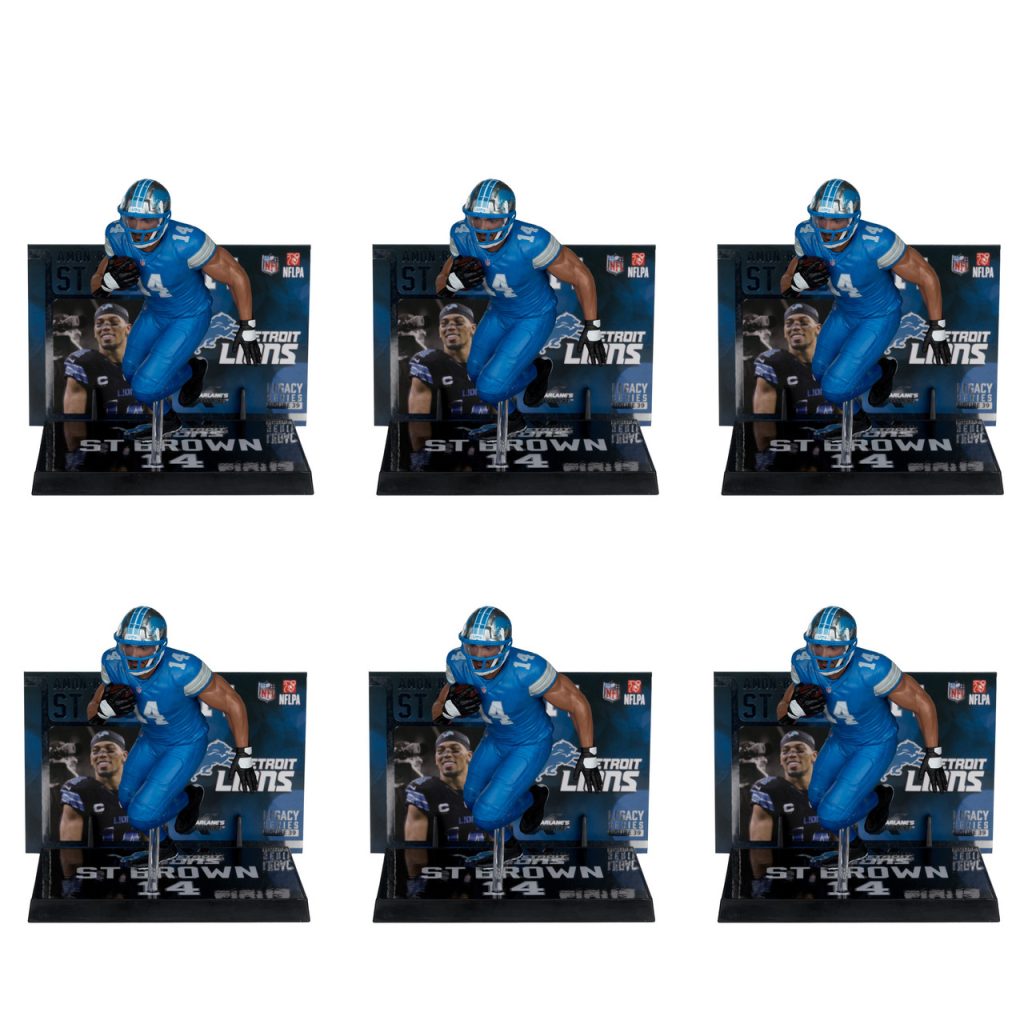 Amon-Ra St. Brown (Detroit Lions) NFL Factory Sealed Case (6)