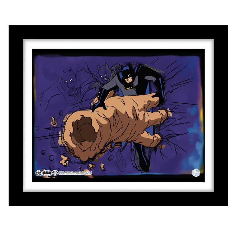 Feat of Clay: Part 2 #1104 (Batman Animation Cel Art Scene)