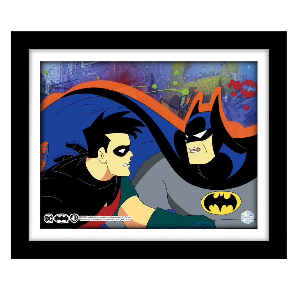Christmas With The Joker #1109 (Batman Animation Cel Art Scene)