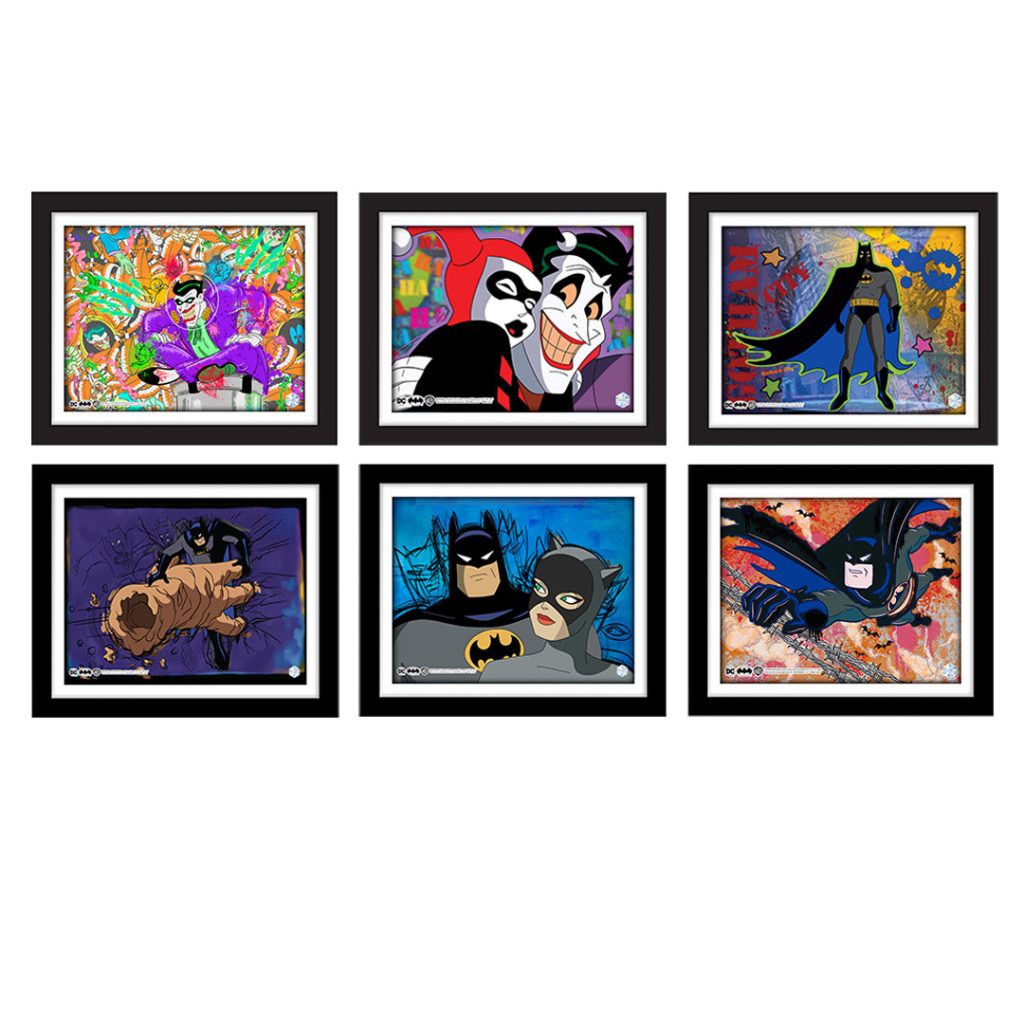 Batman Animation Cel Art Set of 6