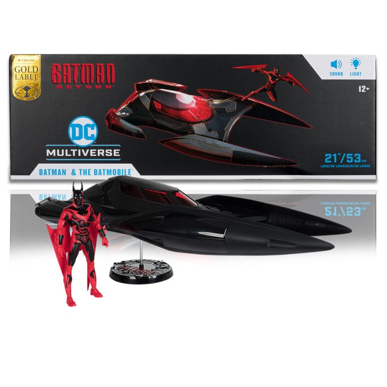 Batman & Batmobile (Batman Beyond) Gold Label Vehicle w/Lights and Sound