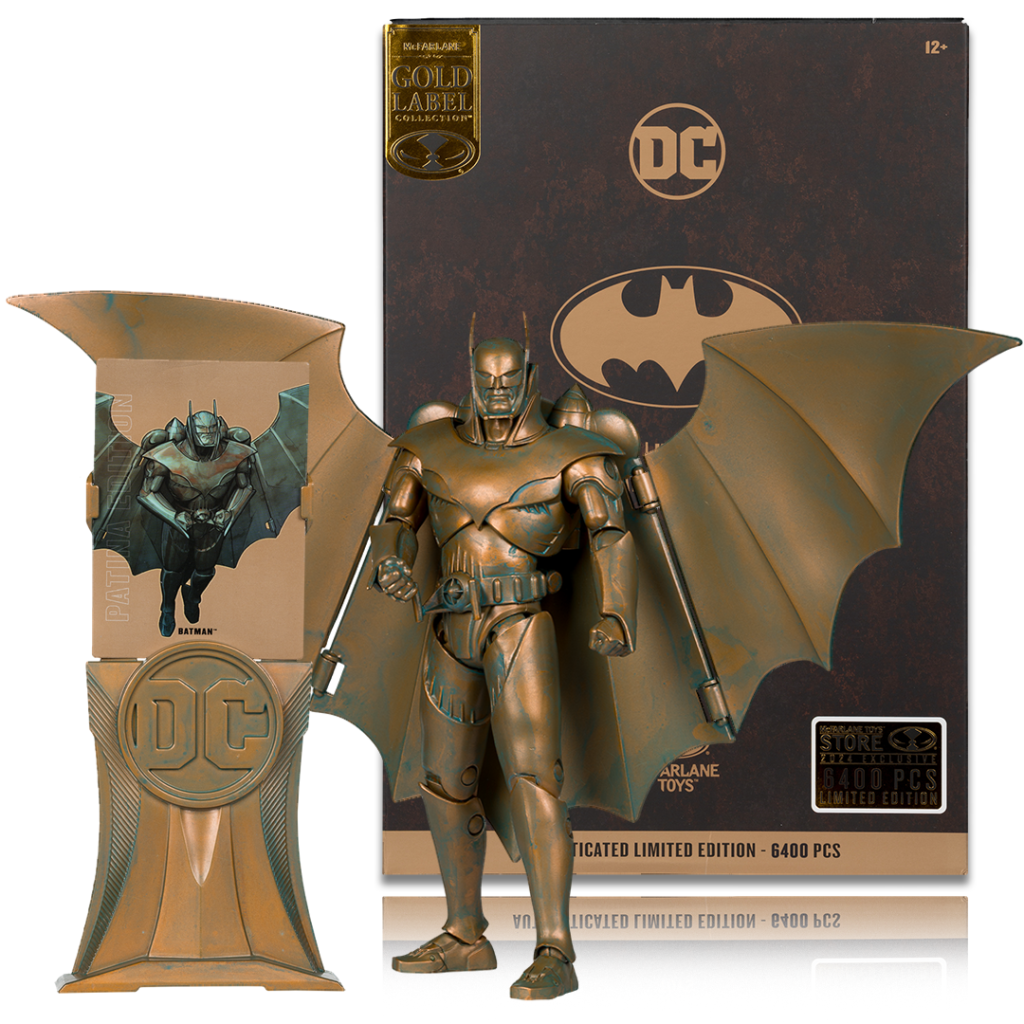 Armored Batman (Kingdom Come) Patina Edition Gold Label 7&Prime; Figure