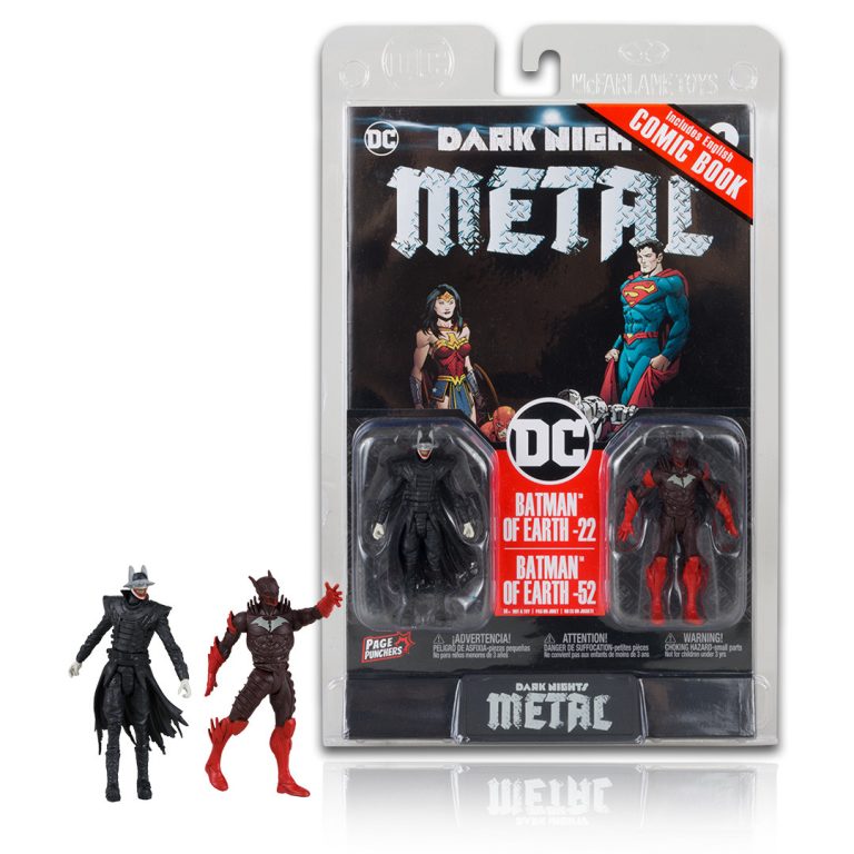 Batman Who Laughs & Red Death w/Comic (Page Punchers) 3&Prime; 2-Pack