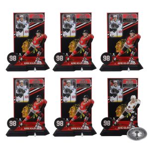 Connor Bedard in New Pose (Chicago Blackhawks) NHL Factory Sealed Case (6) w/CHASE