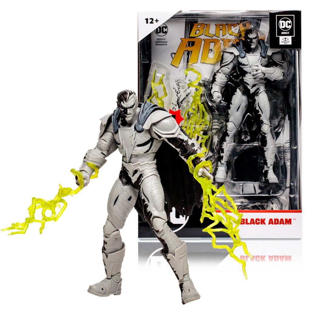 Black Adam Line Art Variant (DC Page Punchers) 7&Prime; Figure w/Comic