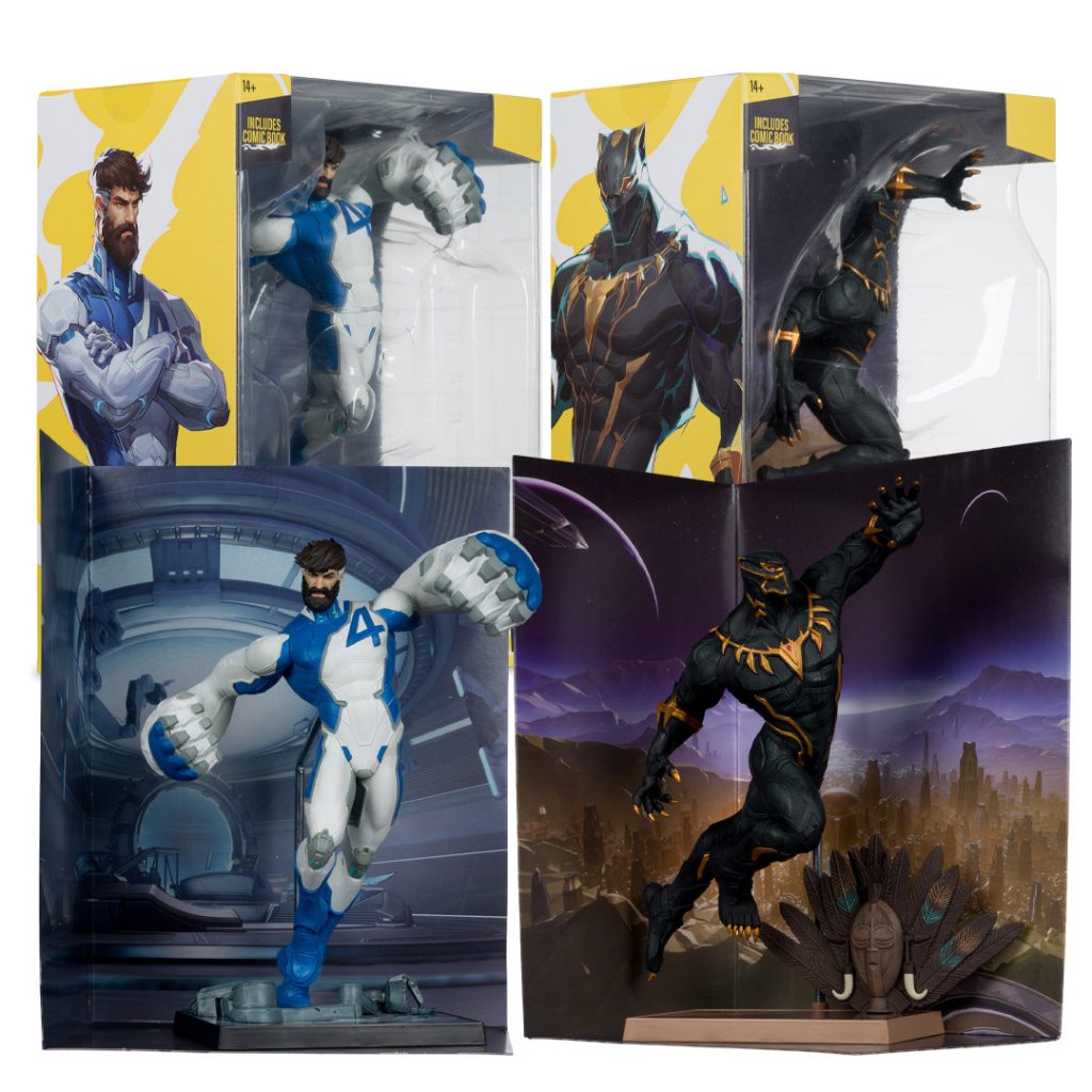 Mr. Fantastic/Black Panther (Marvel Rivals) Bundle (2) 1:6th Scale Posed Figures