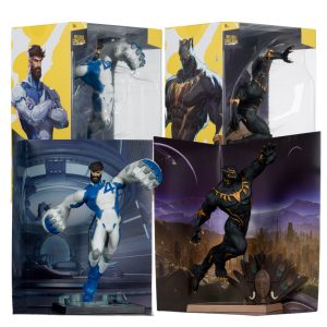 Mr. Fantastic/Black Panther (Marvel Rivals) Bundle (2) 1:6th Scale Posed Figures