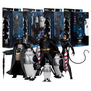 Batman/Catwoman/The Penguin & Commando Penguins (Batman Returns) Deluxe Theatrical Edition Bundle (4)