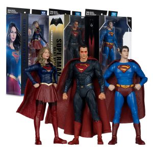 Supergirl (TV Show)/Superman (Superman Returns)/Superman: Heat Vision (Batman V Superman: Dawn of Justice) Bundle (3) 7" Figures