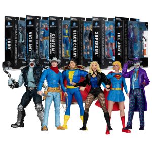 Black Canary (DC Rebirth)/Shazam! (Freddy Freeman)/The Joker (Batman)/Lobo (DC Classic)/Supergirl (Action Comics)/Vigilante (All-Star Squadron) McFarlane Collector Edition Bundle (6) 7" Figures