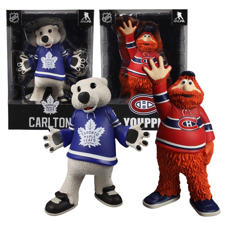 Carlton The Bear & Youppi! Mascot Bundle (2) 8&Prime; Vinyl Figures