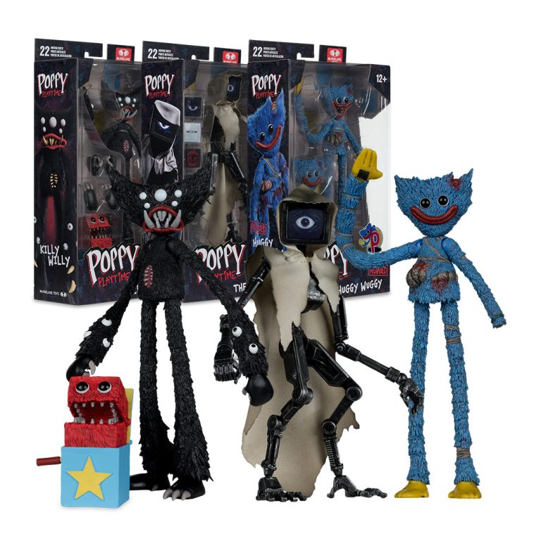 Huggy Wuggy/Killy Willy/The Doctor (Poppy Playtime) Bundle (3) 7&Prime; Figures