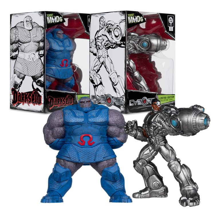 Cyborg/Darkseid (Todd&rsquo;s Mods) Limited Edition Collector Vinyl Bundle (2) 4.5&Prime; Posed Figures