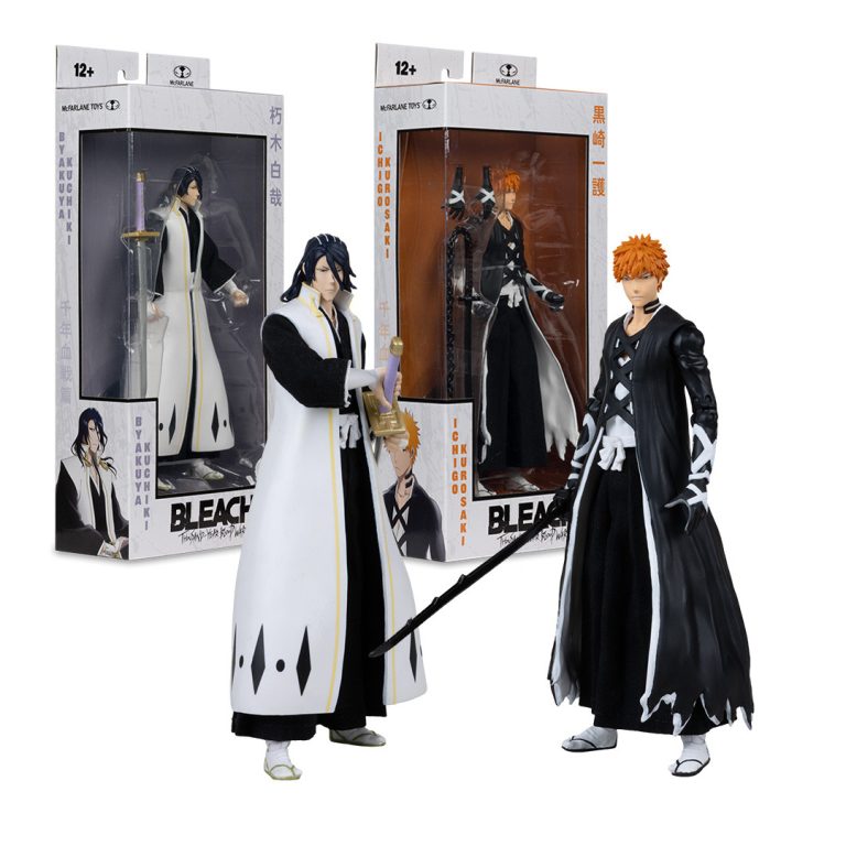 Ichigo Kurosaki: Fullbring Bankai & Byakuya Kuchiki  (Bleach: Thousand-Year Blood War) Bundle (2) 7&Prime; Figures