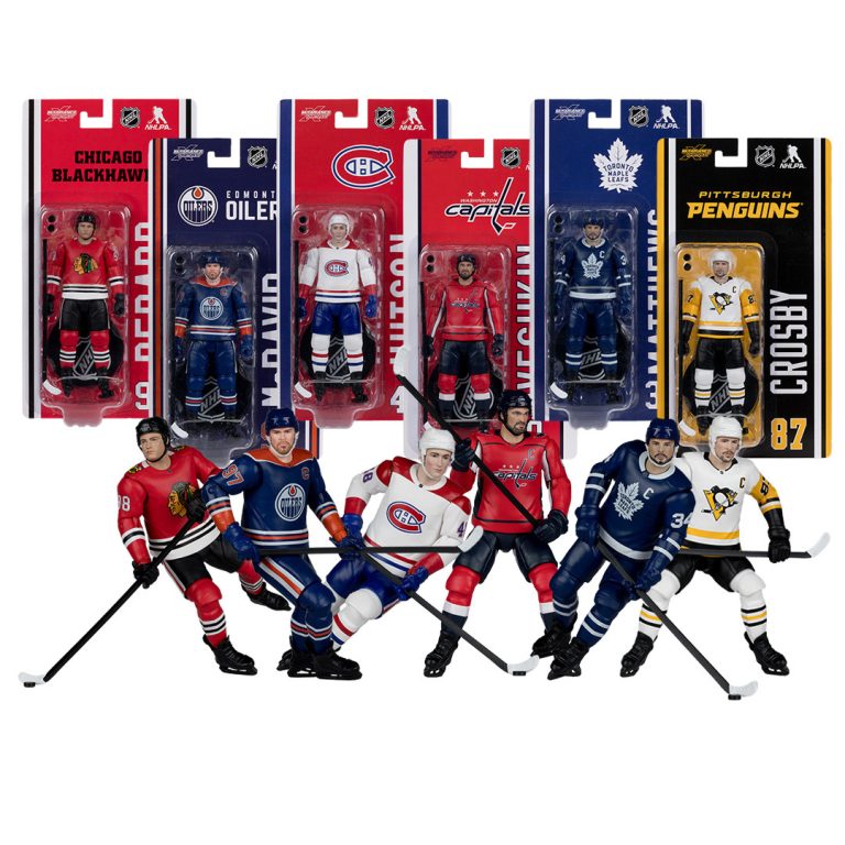 NHL Articulated Wave 1 Bundle (6) 6&Prime; Figures