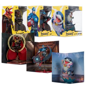 Doctor Strange/Captain America/Jeff The Land Shark (Marvel Rivals) Bundle (3) 1:10th Scale Posed Figures