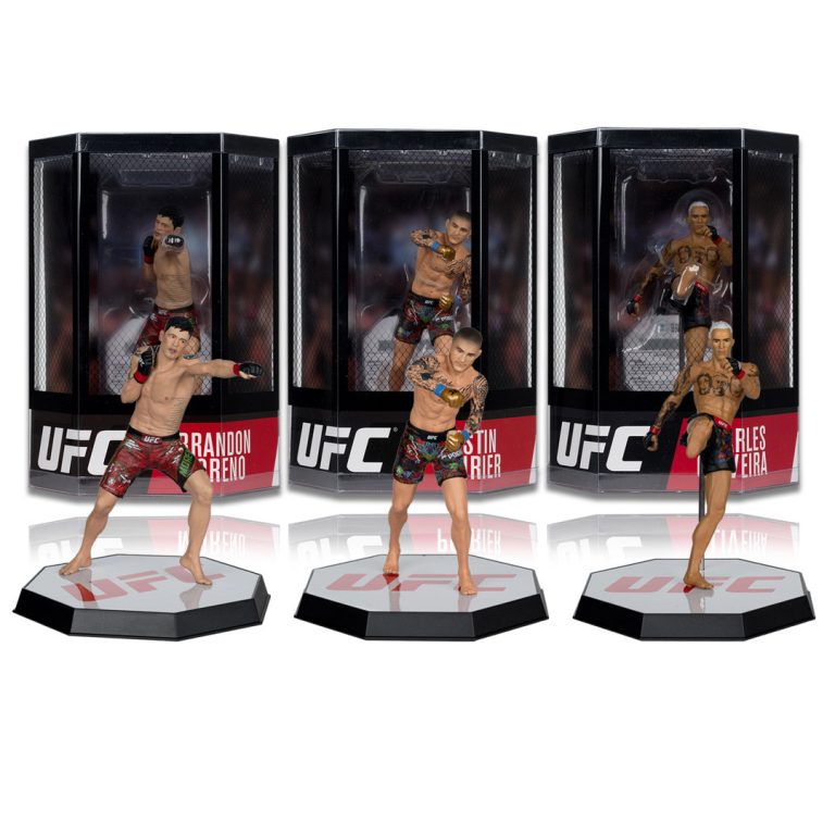 Brandon Moreno/Charles Oliveira/Dustin Poirier (UFC) Bundle (3) 7&Prime; Figures McFarlane&rsquo;s SportsPicks w/Digital Collectibles