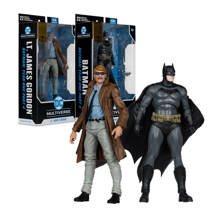 Batman & Lt. James Gordon (Batman: Year One Part 4) Gold Label Bundle (2) 7&Prime; Figures