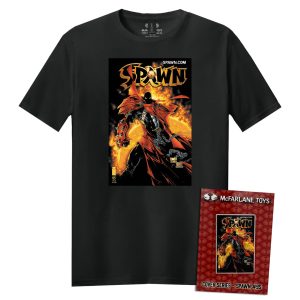 Spawn Comic #95 T-Shirt & Pin Bundle (2)