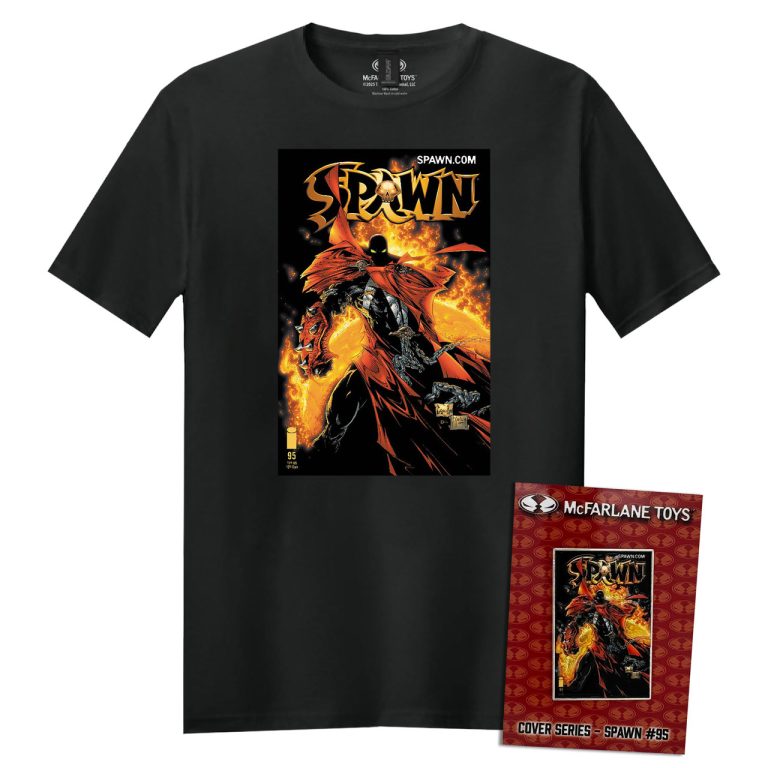 Spawn Comic #95 T-Shirt & Pin Bundle (2)