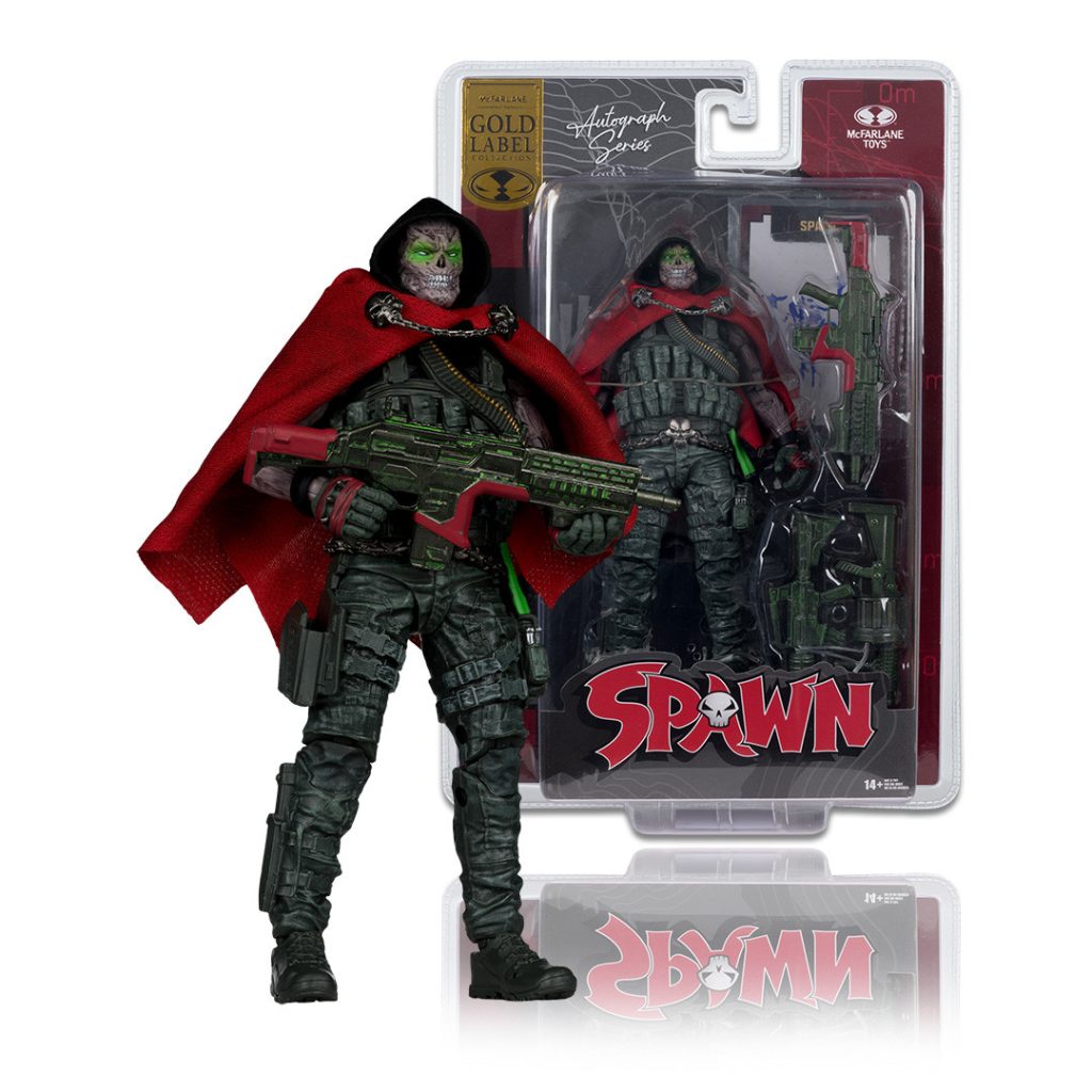 Burned Spawn (Call of Duty) Autograph Series Gold Label 7&Prime; Figure