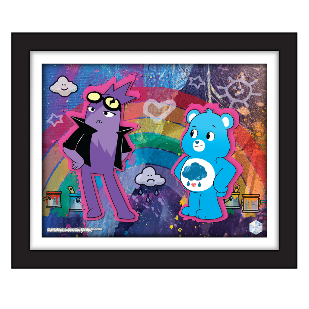 The Grumpy Effect #1102 (Care Bears Animation Cel Art Scene)
