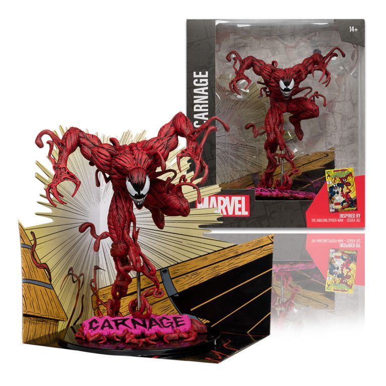 Carnage (The Amazing Spider-Man #362) 1:10th Scale Collectible Figure w/Scene