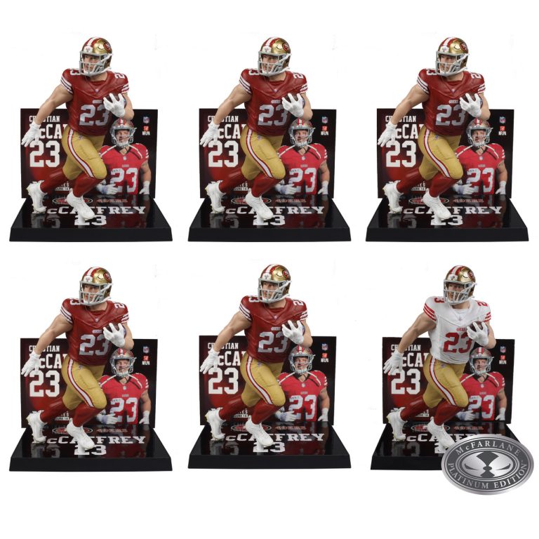 Christian McCaffrey (San Francisco 49ers) NFL Factory Sealed Case (6) w/CHASE