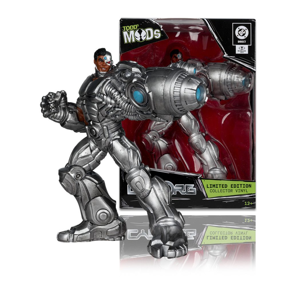 Cyborg (Todd&rsquo;s Mods) Limited Edition Collector Vinyl 4.5&Prime; Posed Figure