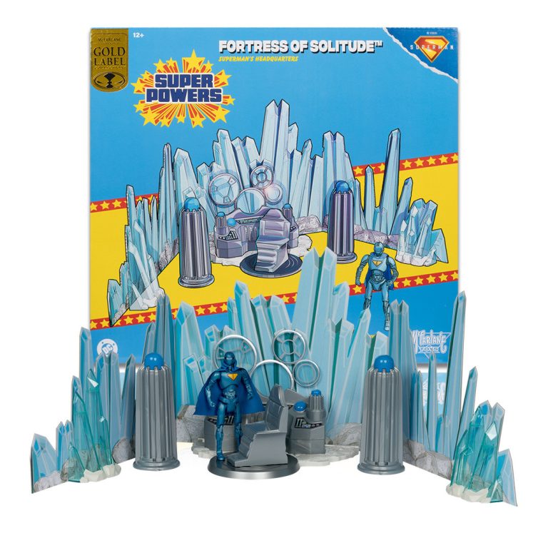 Fortress of Solitude Superman&rsquo;s Headquarters w/Robot (DC Super Powers: Superman Movie) Gold Label  Playset
