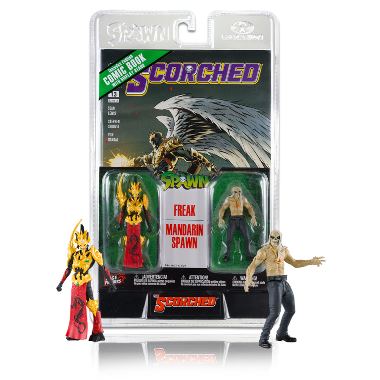 Freak and Mandarin Spawn w/Comic (Page Punchers) 3&Prime; 2-Pack