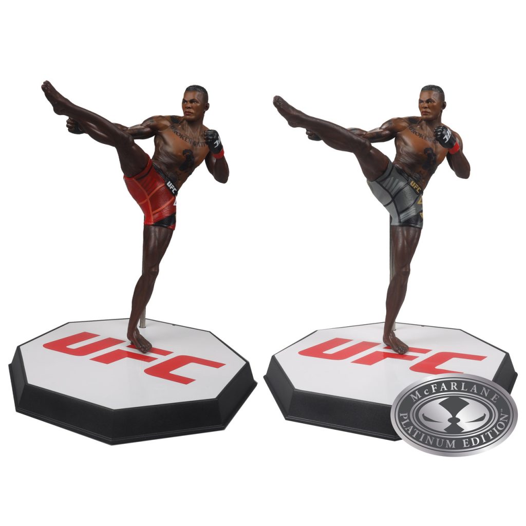 Israel Adesanya (UFC) Bundle (2) Regular and Platinum CHASE 7&Prime; Figures McFarlane&rsquo;s SportsPicks
