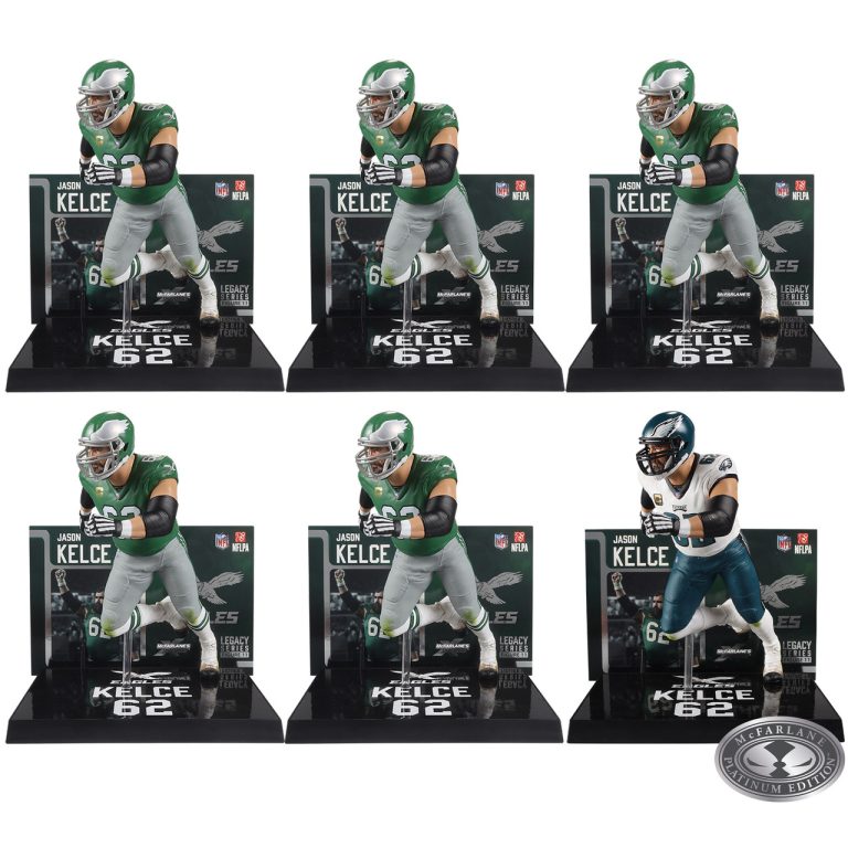 Jason Kelce (Philadelphia Eagles) NFL Factory Sealed Case (6) w/CHASE
