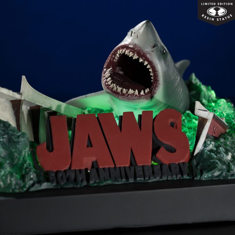 Jaws (50th Anniversary) 1:48th Scale Resin Statue w/Light Up Base