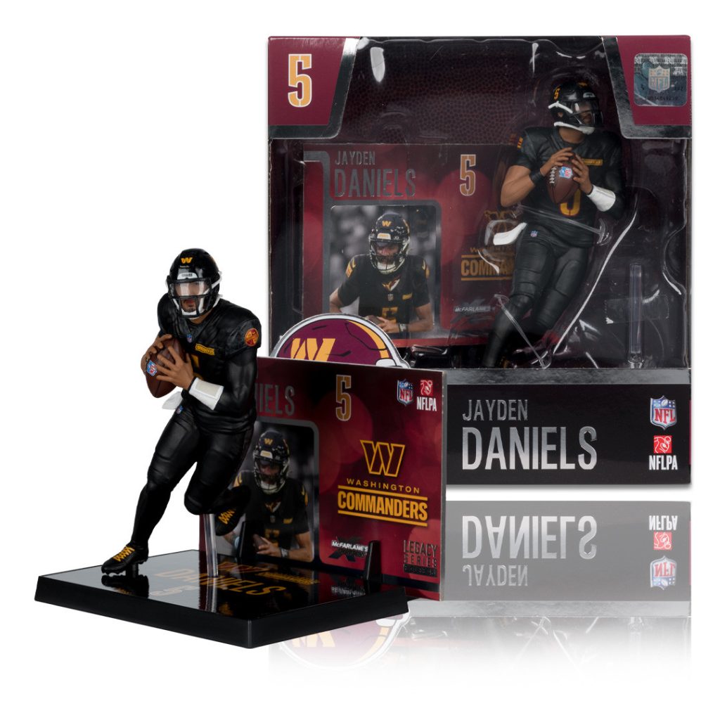 Jayden Daniels  w/Alternate Black Uniform (Washington Commanders) NFL 7&Prime; Figure McFarlane&rsquo;s SportsPicks