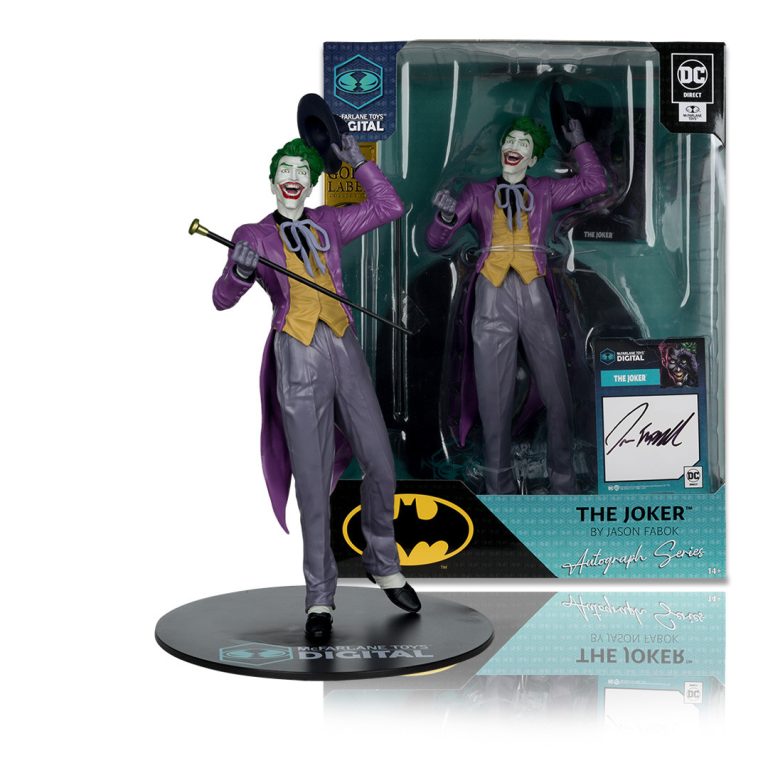 The Joker by Jason Fabok (The Three Jokers) AUTOGRAPH Edition 1:6 Scale PVC Statue w/McFarlane Toys Digital Collectible