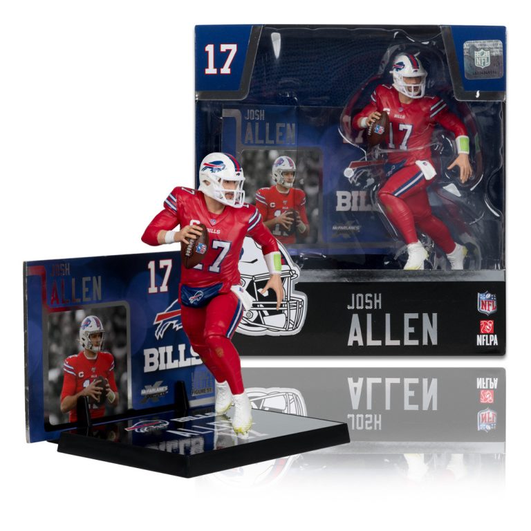 Josh Allen w/Red Color Rush Jersey (Buffalo Bills) NFL 7&Prime; Figure McFarlane&rsquo;s SportsPicks