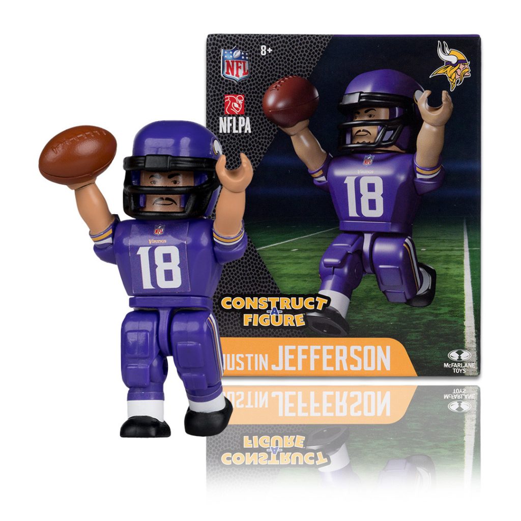 Justin Jefferson (Minnesota Vikings) Construct-a-Figure