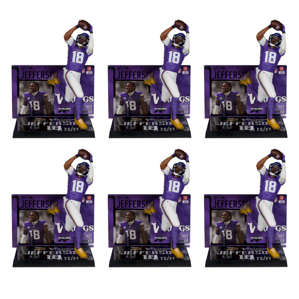 Justin Jefferson (Minnesota Vikings) NFL Factory Sealed Case (6)
